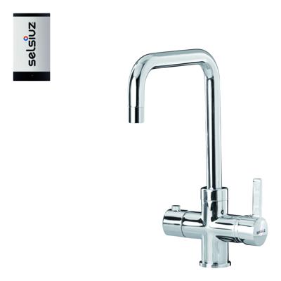 Selsiuz kokend water kraan met single boiler en U-uitloopkraan chroom