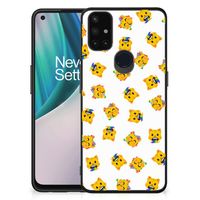 Back Case voor OnePlus Nord N10 5G Katten Emojis