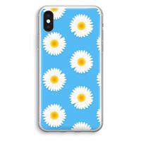 Margrietjes: iPhone X Transparant Hoesje - thumbnail