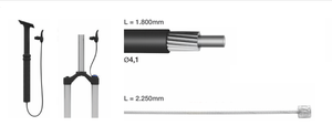 Elvedes ELVEDES Kabelset voor dropper zadelpen / remote lock-out