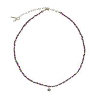 Sacha ketting groen/paars