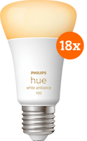 Philips Hue White Ambiance E27 1100lm 18-pack - thumbnail