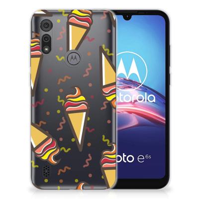 Motorola Moto E6s Siliconen Case Icecream Motorola Moto E6s Siliconen Case Icecream