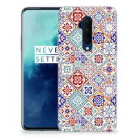 OnePlus 7T Pro TPU Siliconen Hoesje Tiles Color - thumbnail