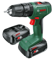 Bosch Groen EasyImpact 18V-40 | Accuklopboorschroevendraaier | met twee standen | 2 x 1.5 Ah accu + snellader 06039D8102