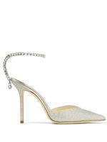 Jimmy Choo escarpins Saeda 100 mm - Blanc - thumbnail