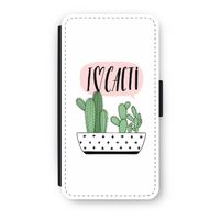 I love cacti: iPhone XS Flip Hoesje - thumbnail