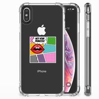 Apple iPhone Xs Max Anti Shock Bumper Case Popart Princess