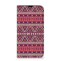 iPhone 13 Pro Hoesje met Magneet Aztec Paars