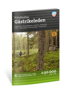 Wandelatlas Friluftsatlas Gästrikeleden | Zweden | Calazo