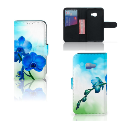 Samsung Galaxy Xcover 4 | Xcover 4s Hoesje Orchidee Blauw - Cadeau voor je Moeder