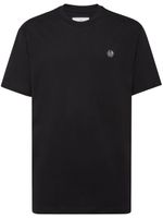 Philipp Plein t-shirt en coton à patch logo - Noir