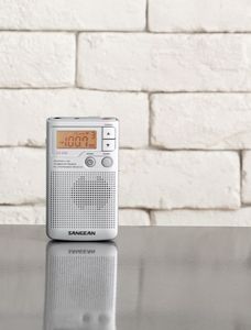 Sangean Pocket 250 Zakradio VHF (FM), Middengolf Zilver