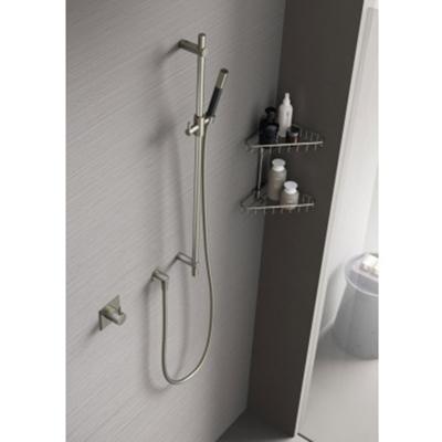 Doucheset Hotbath Cobber Opbouw Rond Geborsteld Nikkel Glijstang Handdouche