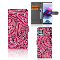 Motorola Moto G100 Hoesje Swirl Pink