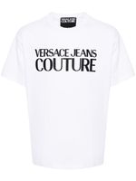 Versace Jeans Couture t-shirt en coton à logo imprimé - Blanc