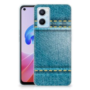 OPPO A96 | OPPO A76 Silicone Back Cover Jeans