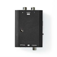 Nedis Digitale Audioconverter | 2-wegs | Manueel | Zwart | 1 stuks - ACON2509BK ACON2509BK - thumbnail