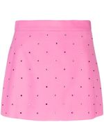 MSGM jupe-short cloutée à taille haute - Rose