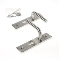 Krukgarnituur roestvaststaal massief l-model rechthoekig pc 55