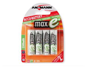 Ansmann maxE HR06 Oplaadbare AA batterij (penlite) NiMH 2500 mAh 1.2 V 4 stuk(s)