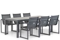 Lifestyle Delgada/Residence 220 cm dining tuinset 7-delig