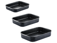 Westinghouse Ovenschaal / Braadslede Set Black Marble - ø 25 + 30 + 35 cm - thumbnail