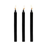 XR Brands Dark Drippers - Fetish Drip Candles - 3 Pieces - thumbnail