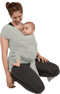 Terapy - Izzy Draagdoek - Lichtgrijs - 460cm x 50cm - Katoen Terapy - Izzy Draagdoek - Lichtgrijs - 460cm x 50cm - Katoen