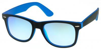 Bernardino zonnebril unisex ovaal zwart/blauw (9240 A) Bernardino zonnebril unisex ovaal zwart/blauw (9240 A)