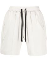 STYLAND x notRainProof drawstring organic cotton shorts - Gris