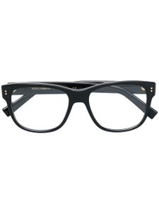 Dolce & Gabbana Eyewear lunettes à monture carrée - Noir