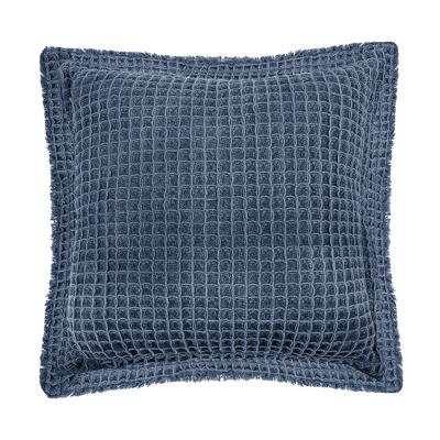 Sierkussen - Waffle - Blauw