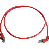 Telegärtner L00003A0123 RJ45 netwerkkabel, patchkabel Cat 6a S/FTP 5,00 m vuurvast rood, halogeenvrij 1 stuk