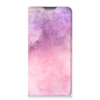 Bookcase Motorola Moto G52 | Moto G82 Pink Purple Paint