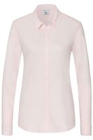 Desoto Slim Fit Dames Overhemd roze, Effen - thumbnail