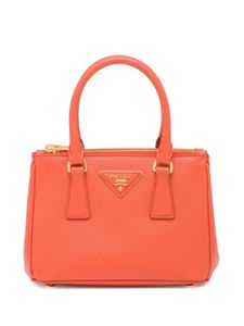 Prada mini sac Galleria en cuir - Orange