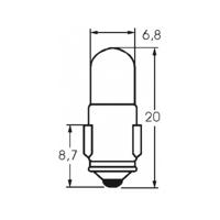 Pro+ Autolamp 12 Volt - 2 Watt. - BA7S