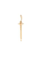 Aurelie Bidermann Screw' diamond pendant - Métallisé