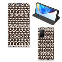 Xiaomi Mi 10T | 10T Pro Hoesje met Magneet Aztec Brown - thumbnail