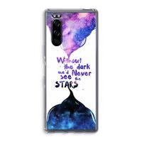 Stars quote: Sony Xperia 5 Transparant Hoesje