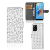 OPPO A74 4G Telefoon Hoesje Stripes Dots