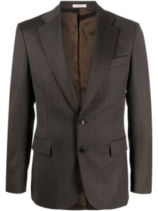 FURSAC single-breasted virgin wool blazer - Vert