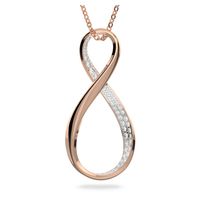 Swarovski 5636494 Ketting Exist Infinity rosekleurig-wit 42-47 cm