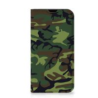 iPhone 13 Mini Hoesje met Magneet Army Dark