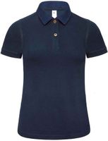 SALE! B&C Dames Polo - Denim / Navy - Maat XL