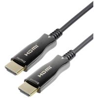 Maxtrack C 508-20 ML HDMI-kabel HDMI Aansluitkabel HDMI-A-stekker, HDMI-A-stekker 20.00 m Zwart 4K UHD - thumbnail