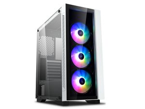 DeepCool MATREXX 55 V3 ADD-RGB WH 3F Midi Tower Zwart, Wit