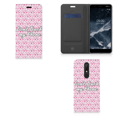 Nokia 5.1 (2018) Design Case Flowers Pink DTMP Nokia 5.1 (2018) Design Case Flowers Pink DTMP