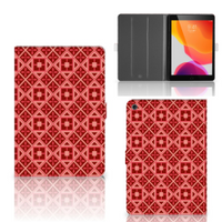 iPad 10.2 2019 | iPad 10.2 2020 | 10.2 2021 Tablet Hoes Batik Rood